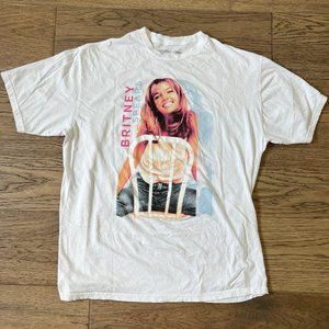 Britney Spears Y2K Graphic Shirt T Shirt Top XL X-Large Pop Band Tee